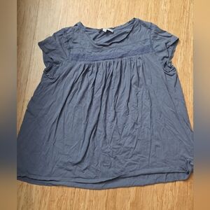 LOFT Slate Blue Blouse